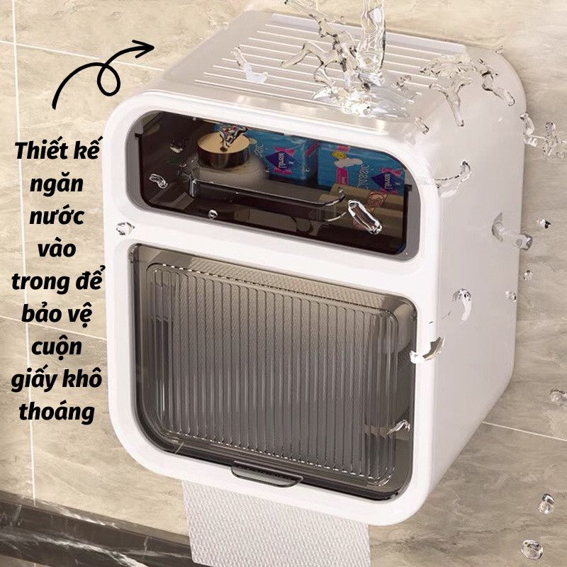 HỘP ĐỰNG GIẤY TISSUE BOX 02 NGĂN 